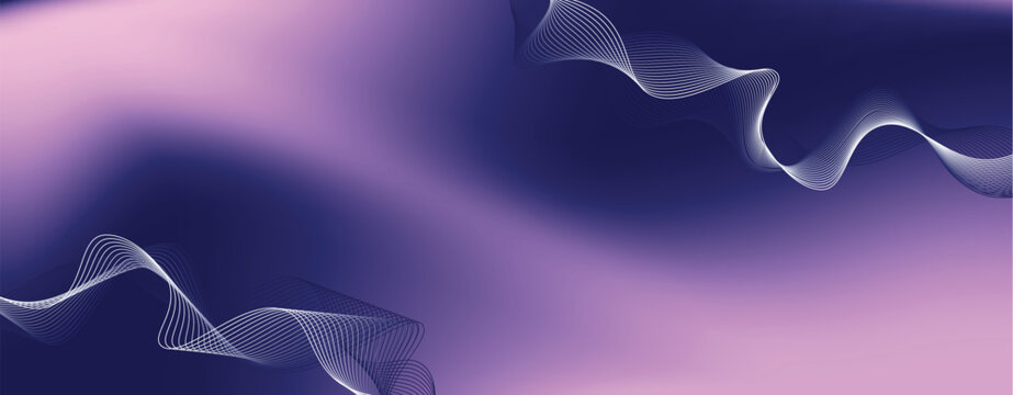 Abstract technology background with digital particles and lines mesh. Futuristic glowing network connection pattern, 3D plexus abstract data structure for tech banner design