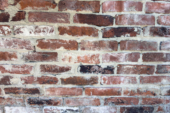 Rote Backsteinwand als Textur - Red brick wall texture background