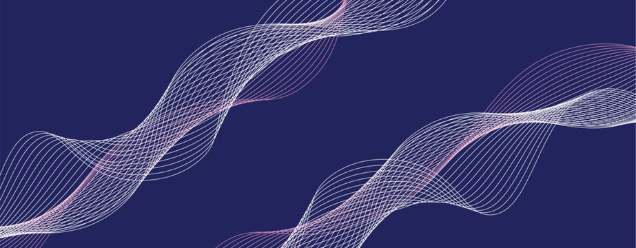 Abstract technology background with digital particles and lines mesh. Futuristic glowing network connection pattern, 3D plexus abstract data structure for tech banner design
