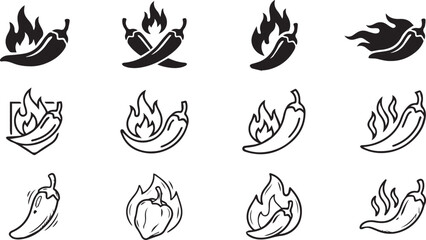 Obraz premium Coffee and tea icons on white background
