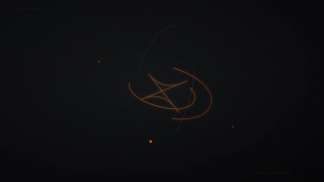 industrial rust and steel strange attractor graphic