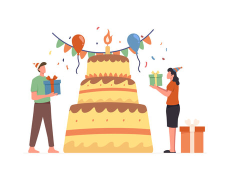 Giant Birthday Cake Celebration
