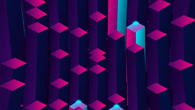 Isometric Data Network Visualization with Cosmic Nebula Elements Unveiled