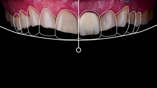 digital desingn video of making new smile