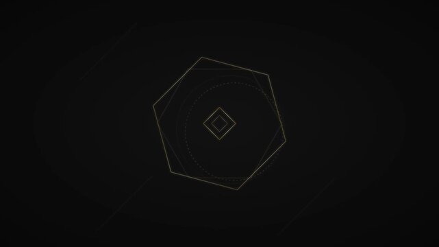 luxurious charcoal and gold minimalist vector pattern