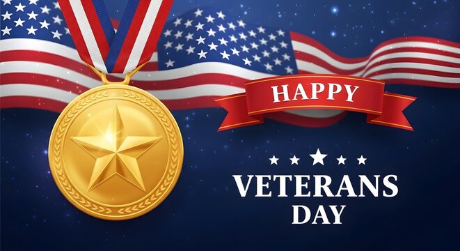 Happy veterans day honoring american heroes with patriotism and pride