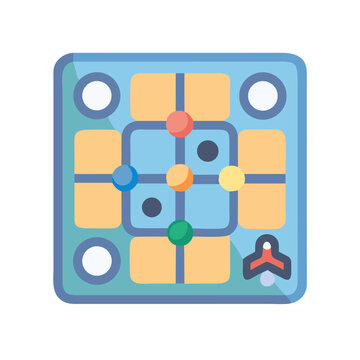 Pachisi Board Game, Ludo-like, Fun Family Strategy Game