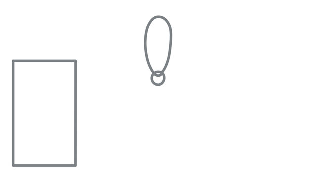 Minimal clean flat vector line icon featuring a luggage tag for suitcase labels, airline services, travel insurance, and vacation organizers.