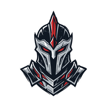 Knight head vector Esport logo