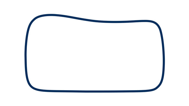 Clean flat vector line icon of a minimalist pencil case, ideal for school supply labels, stationery shops, planner pages, and classroom app menus.