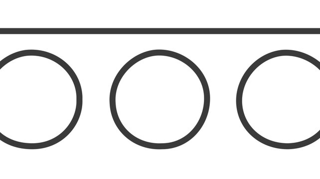 Clean flat vector line icon of string lights on a cable, ideal for holiday decor plans, outdoor dining graphics, and festive home inspiration.