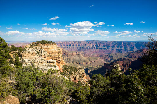 View from the North Rim of the Grand Canyon, Arizona