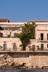 Historic Waterfront Buildings in Syracuse Sicily © Viviana
