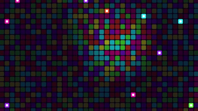 abstract colorful background animated lights grid