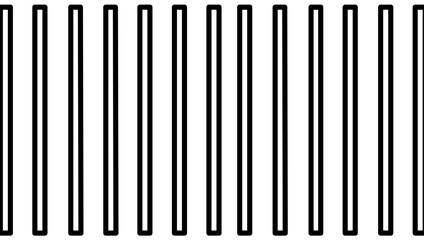 Obraz premium Clean flat vector line icon of a semiconductor chip, useful for cybersecurity pages, embedded systems, robotics concepts, and hardware labels.