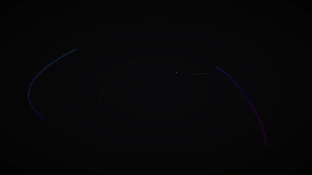 minimalist charcoal and white strange attractor background
