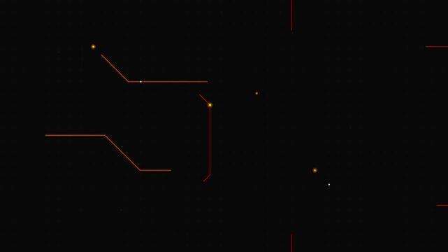 minimalist circuit board trace path tech innovation animation
