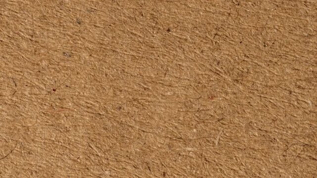 Brown Kraft Paper Texture Animation - Loopable Recycled Cardboard Grain Background