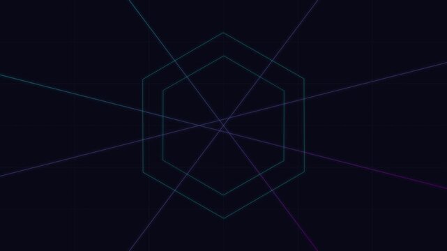 minimalist dynamic lines corporate tech vector background animation
