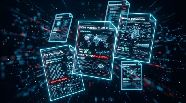 Cybersecurity data visualization network protocols ai and anomaly detection reports