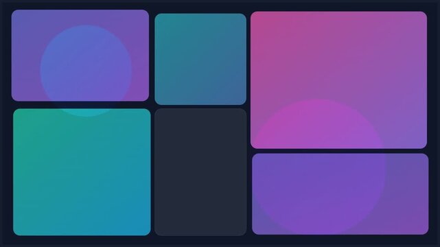 modern abstract bento box grid ui background