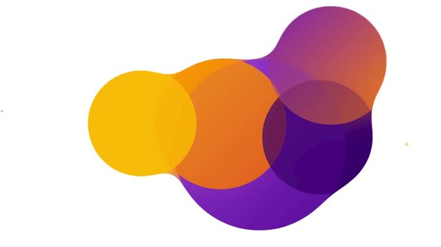 Modern Abstract Liquid Blob Morphing Colorful Background