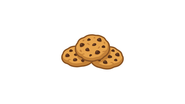 Chocolate Chip Cookies Sweet Treats Stack.