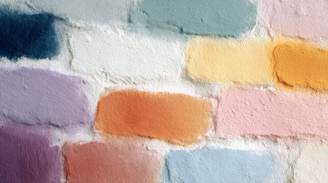abstract lgbtq pride flag brush strokes texture painted on concrete wall conveying inclusion and diversity