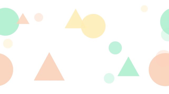 modern flat geometric abstract shapes panning background
