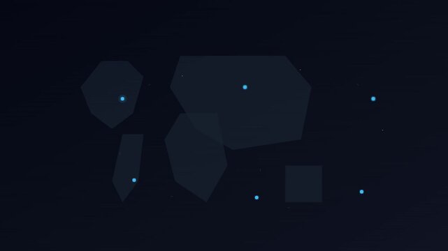 modern global connectivity map vector motion loop