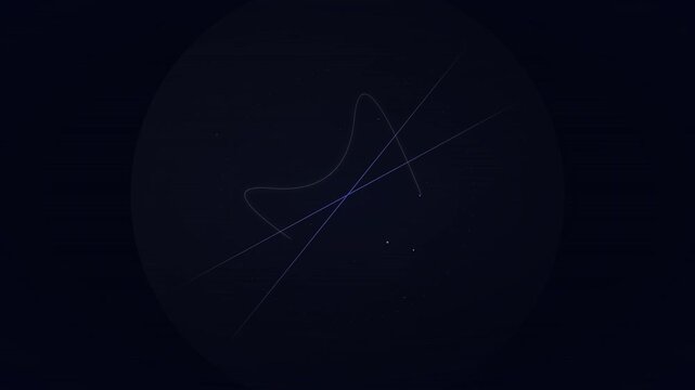 modern monochrome grey strange attractor vector graphic