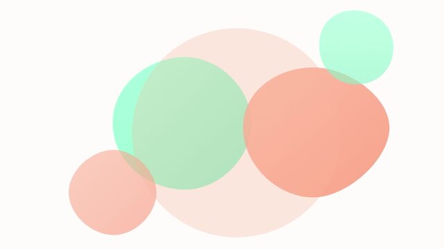 modern pastel vector blob animation for web