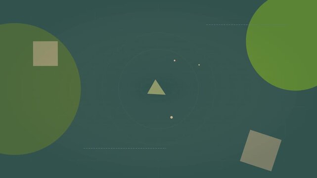 muted earth tones mathematical chaos vector animation