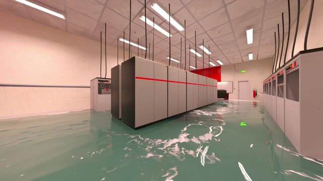 データセンター　3DCGレンダリング