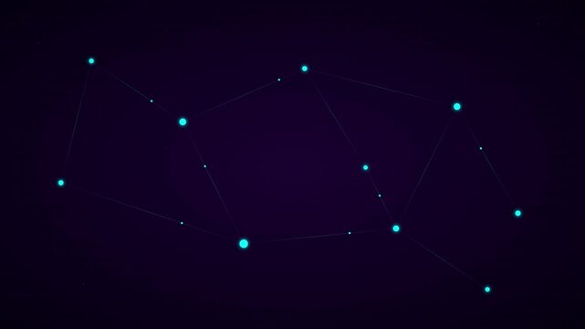 neural network topology synaptic firing loop cyan violet