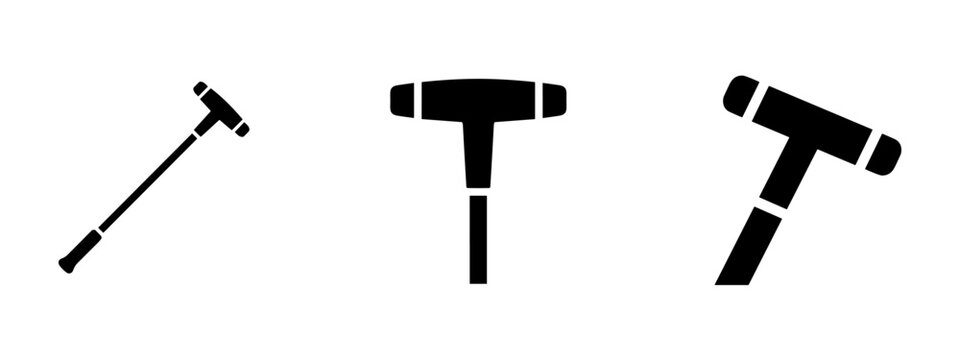 T-handle icons: angled shaft, straight shaft, and angled with two segments.