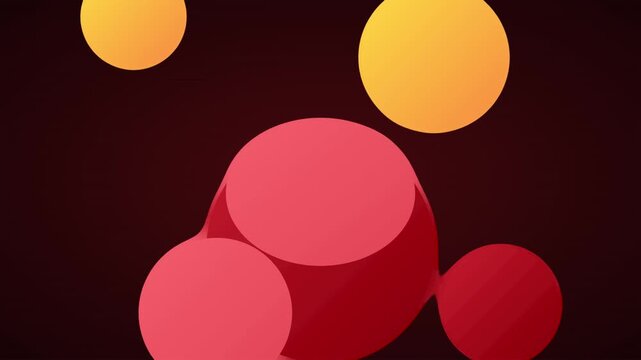 Organic Lava Lamp Fluid Motion Abstract Vector Background