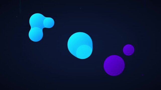 Organic Reaction Diffusion Fluid Blue Tech Abstract Background
