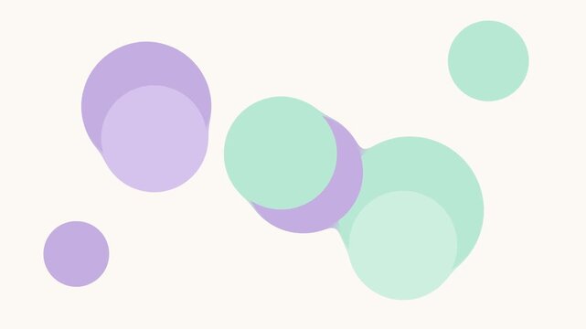 Pastel Lavender And Mint Soft Growth Loop