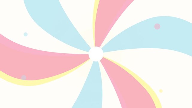 playful candy swirl sweet color vector animation