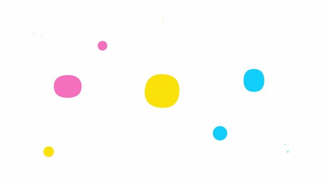 playful childish colorful blob pattern vector background