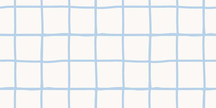 Minimalist light blue grid pattern background texture template with copy space
