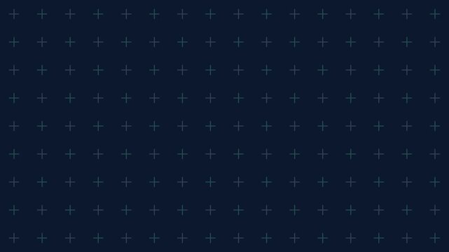 pulsing plus sign tech grid seamless loop background