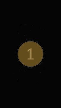 Retro-futuristic, neon-style countdown with a real-time timer. It features marks, scratches, and film grain, giving your video a vintage look.