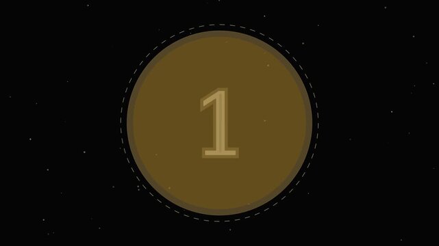 Retro-futuristic, neon-style countdown with a real-time timer. It features marks, scratches, and film grain, giving your video a vintage look.