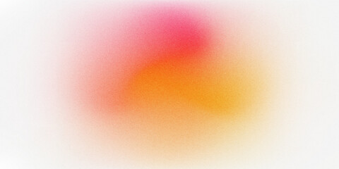 Red orange pink coral peach white abstract background. Noise grain mesh spray. Color gradient. Spot blot oval circle. Fluid water explosion splash. Design. © Dul