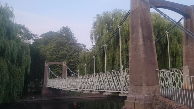 Trees at Local Public Park of Luton City England UK, Footage Was Captured During Walk on July 9th, 2026