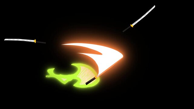 Sharp Katana Strike Title Effect