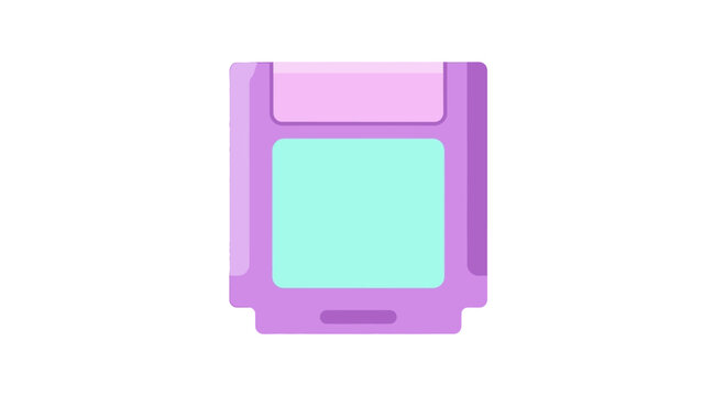 Retro Game Cartridge Icon, Vintage Video Game Storage Media, Nostalgic Gaming Concept
