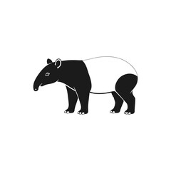 Naklejka premium Malayan Tapir Vector